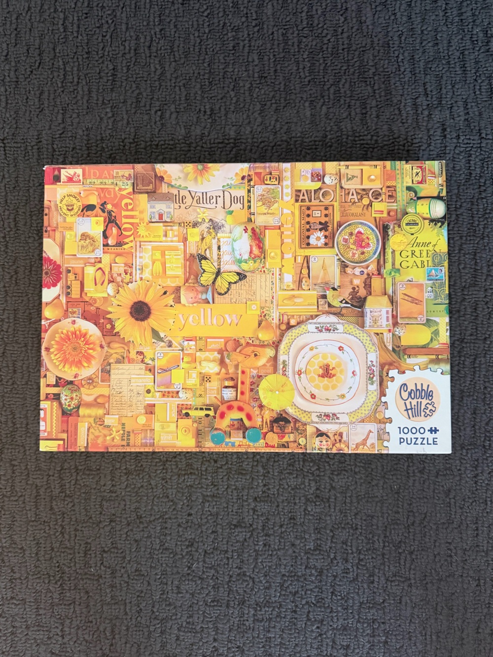 Cobble Hill  Yellow 1000+ Piece Puzzle